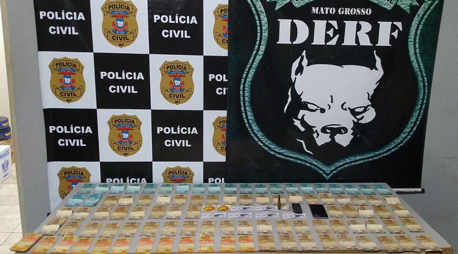 Derf de Rondonópolis realiza mais um trabalho com eficiência, tirando de circulação suspeitos de tráfico e apreendendo grande quantia em dinheiro 1
