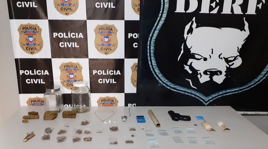 Derf da mais um golpe no trafico e prende traficante em Rondonópolis 1