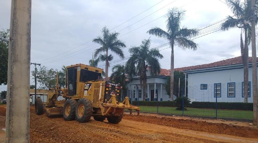 Reeducandos trabalham em obra de pavimentação no município de Colniza 1