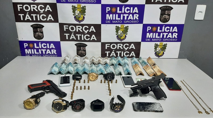 FT apreende mais de R$ 30 mil que pode ser da venda de carga roubada, apreende arma de fogo e prende homem com passagem por latrocínio 1
