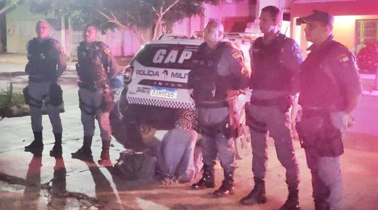 PM prende individuo reconhecido em crime de roubo e estupro em região rural de Jaciara 1