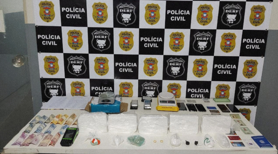Idosa o filho e a nora são presos pela Derf por envolvimento com trafico de drogas em Rondonópolis 1