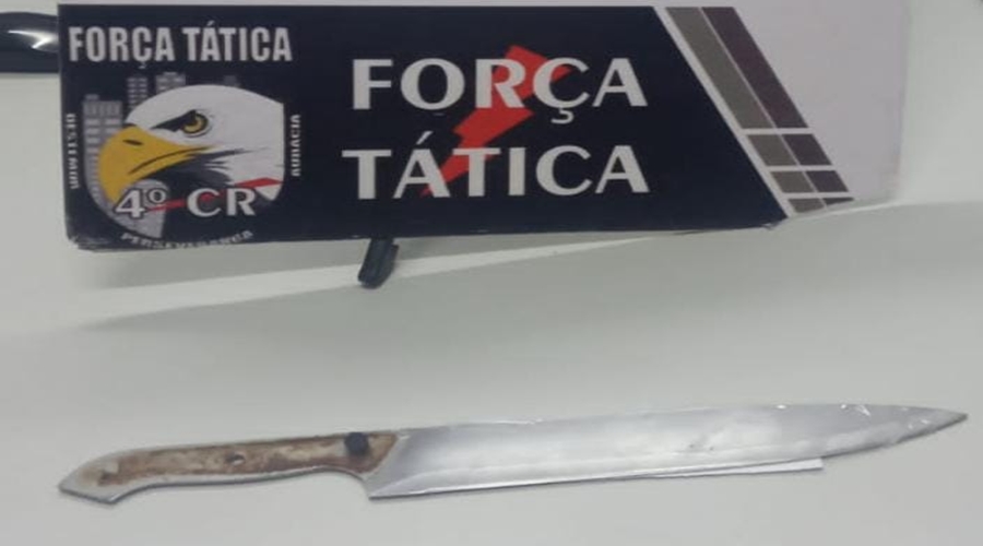 Homem é preso pela FT após manter a esposa em cárcere privado com uma faca no pescoço 1