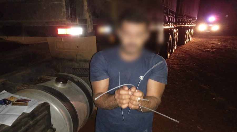 PMs da 7ª CIPM encontram carreta roubada e libertam caminhoneiro que se encontrava amarrado 1