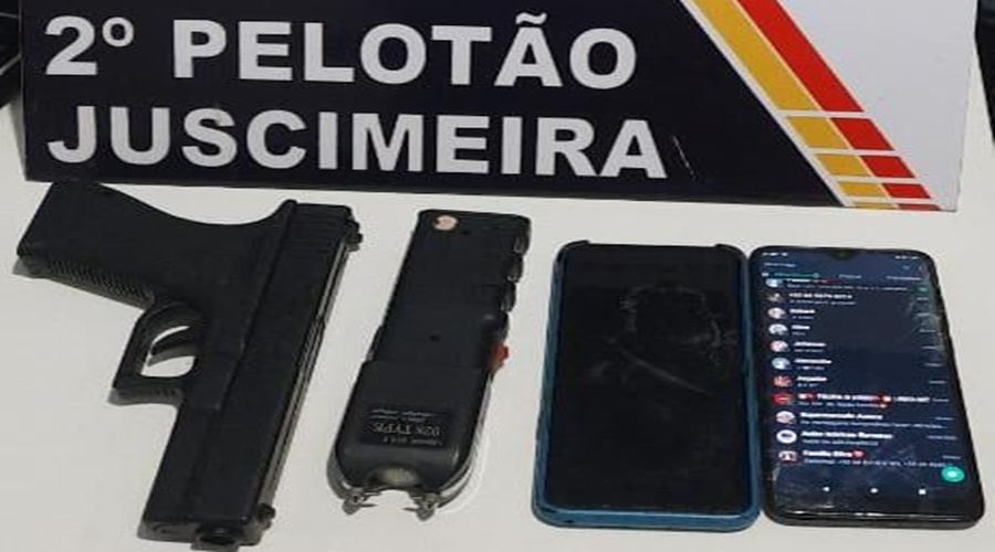 Após tentativa de roubo em Juscimeira dois suspeitos são presos pela PM as margens da BR 364 1
