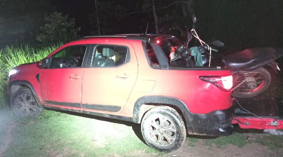 Idoso vítima de sequestro é resgatado pela PM, carro é recuperado e moto é apreendida em Sinop 1