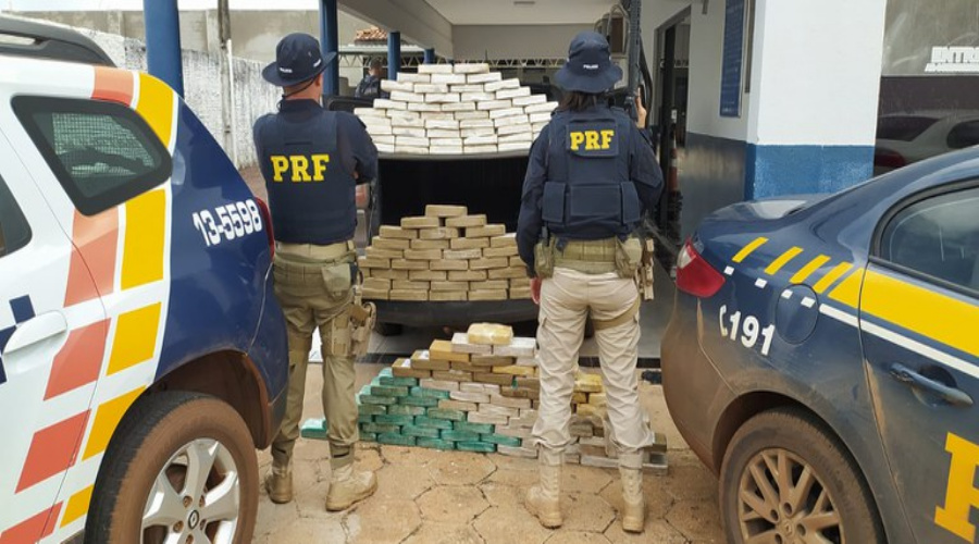 PRF aprende mais de 150 kg de cocaína em Canarana-MT 1