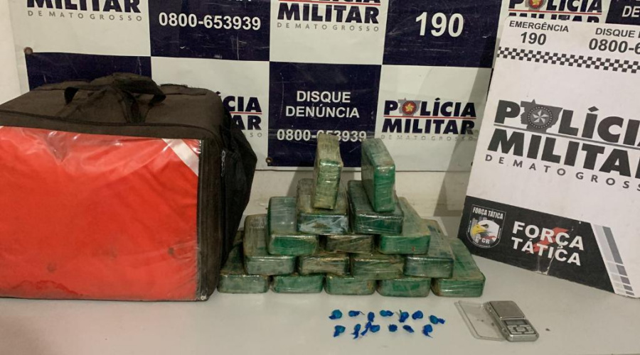 Força Tática apreende 16 tabletes de cocaína e prende dupla por tráfico de drogas 1