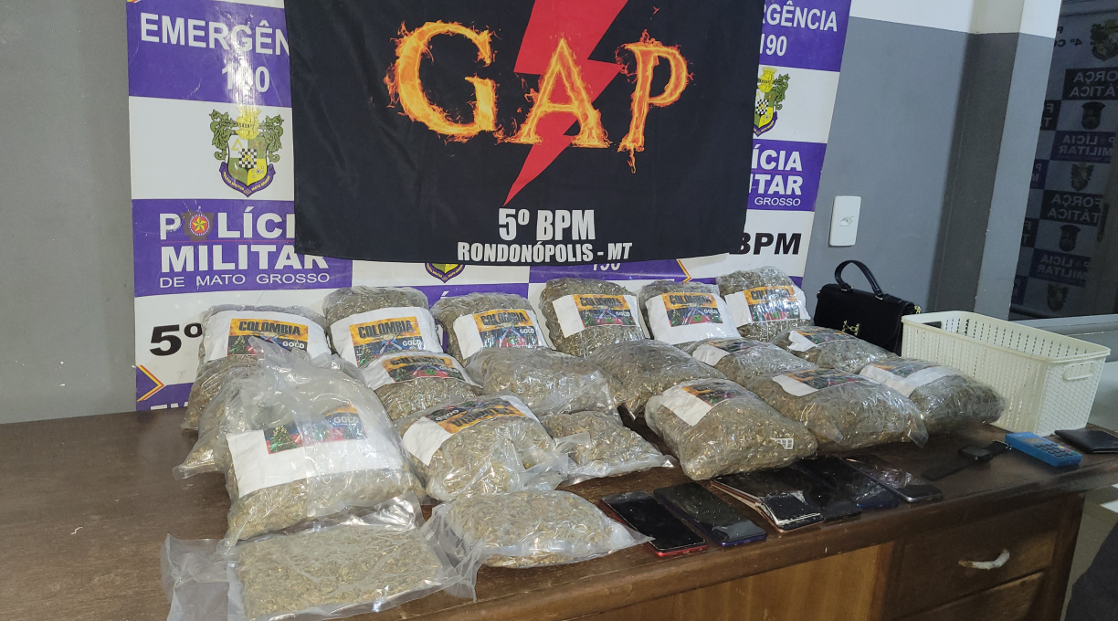 Grupo GAP apreende grande quantidade de super maconha e prende duas mulheres e um homem por tráfico de drogas 1