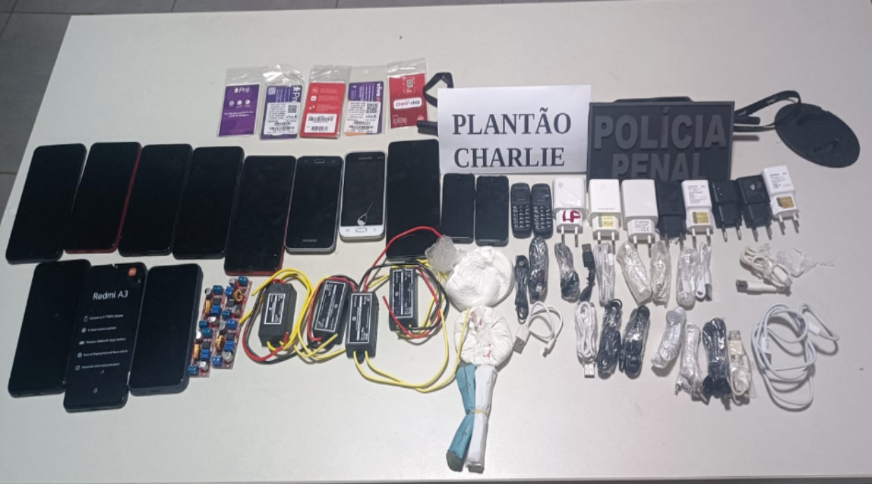 Polícia Penal apreende 23 celulares, carregadores e chips em unidades prisionais de Cuiabá 1