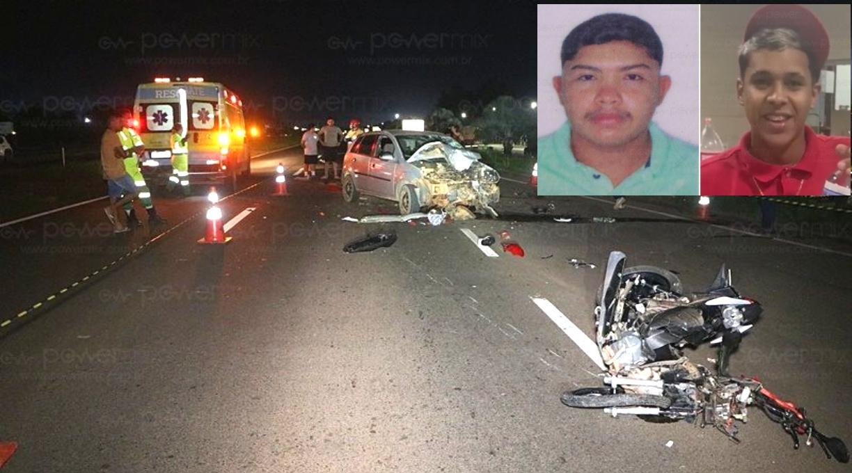 Motorista invade a contramão, causa colisão frontal com uma moto e mata dois jovens em Nova Mutum 1