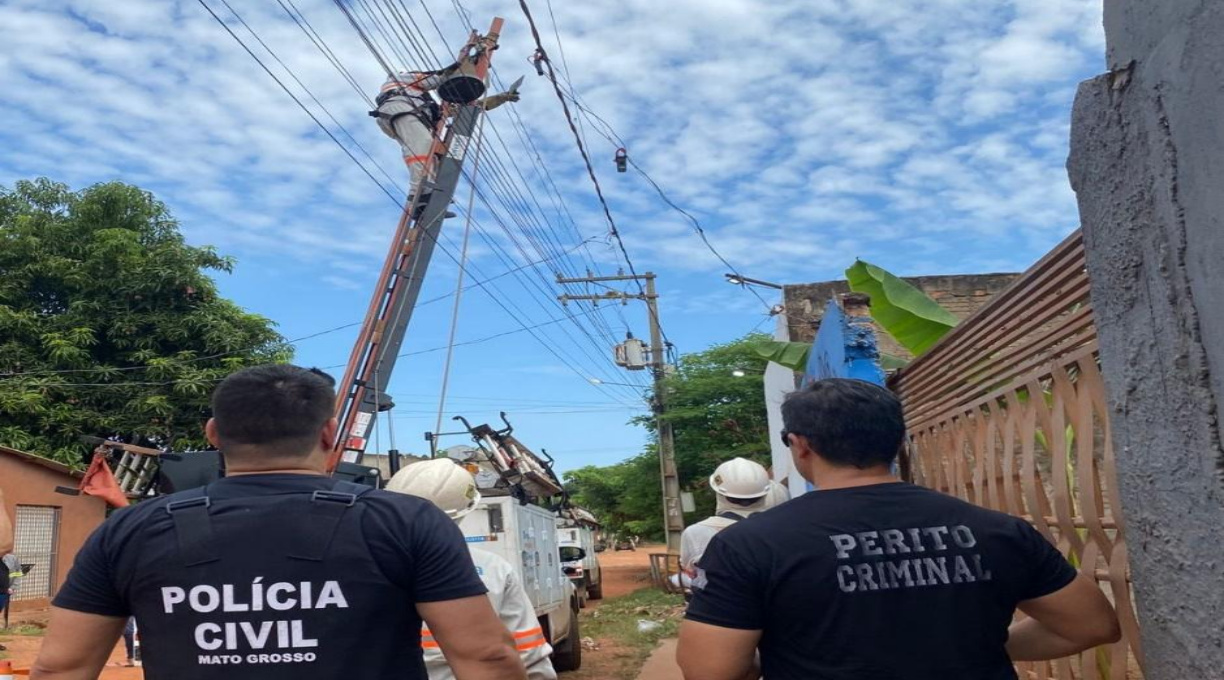 Operação conjunta conduz cinco pessoas em flagrante por furto de energia em Cuiabá 1
