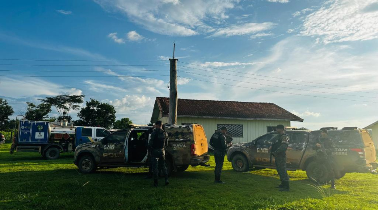 Polícia Militar prende dois suspeitos que invadiram base do Indea e balearam sargento em Colniza 1
