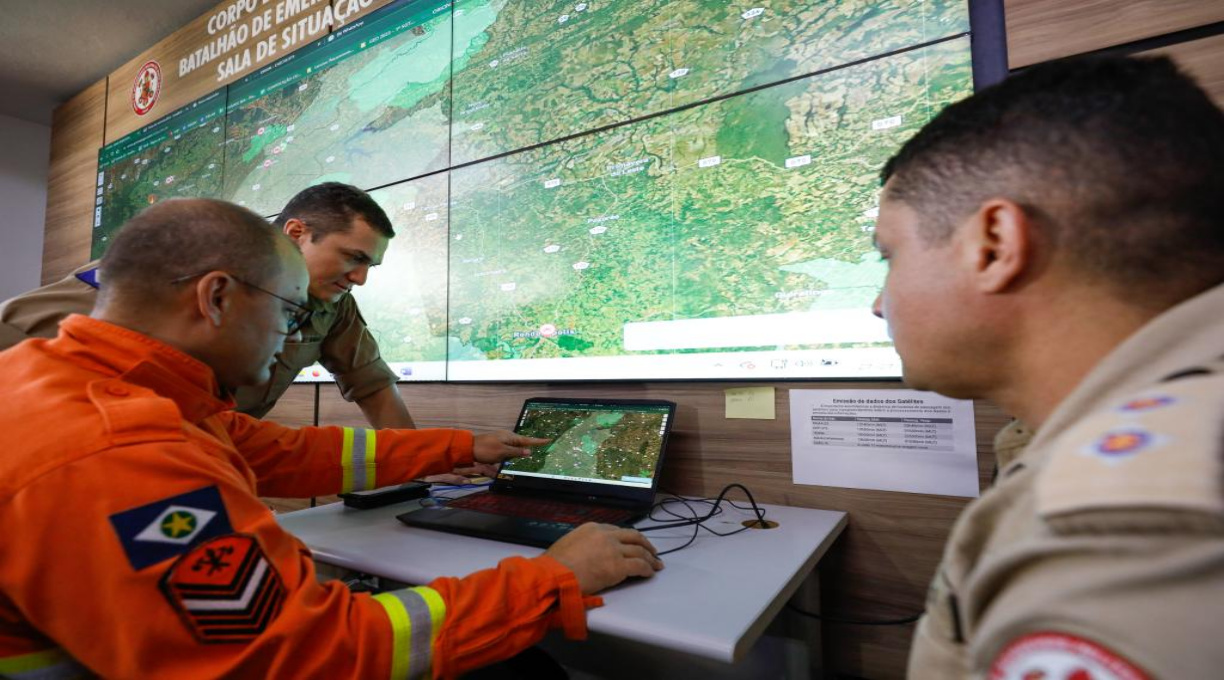 Plataforma de monitoramento de incêndios do Corpo de Bombeiros de MT vence prêmio nacional 1