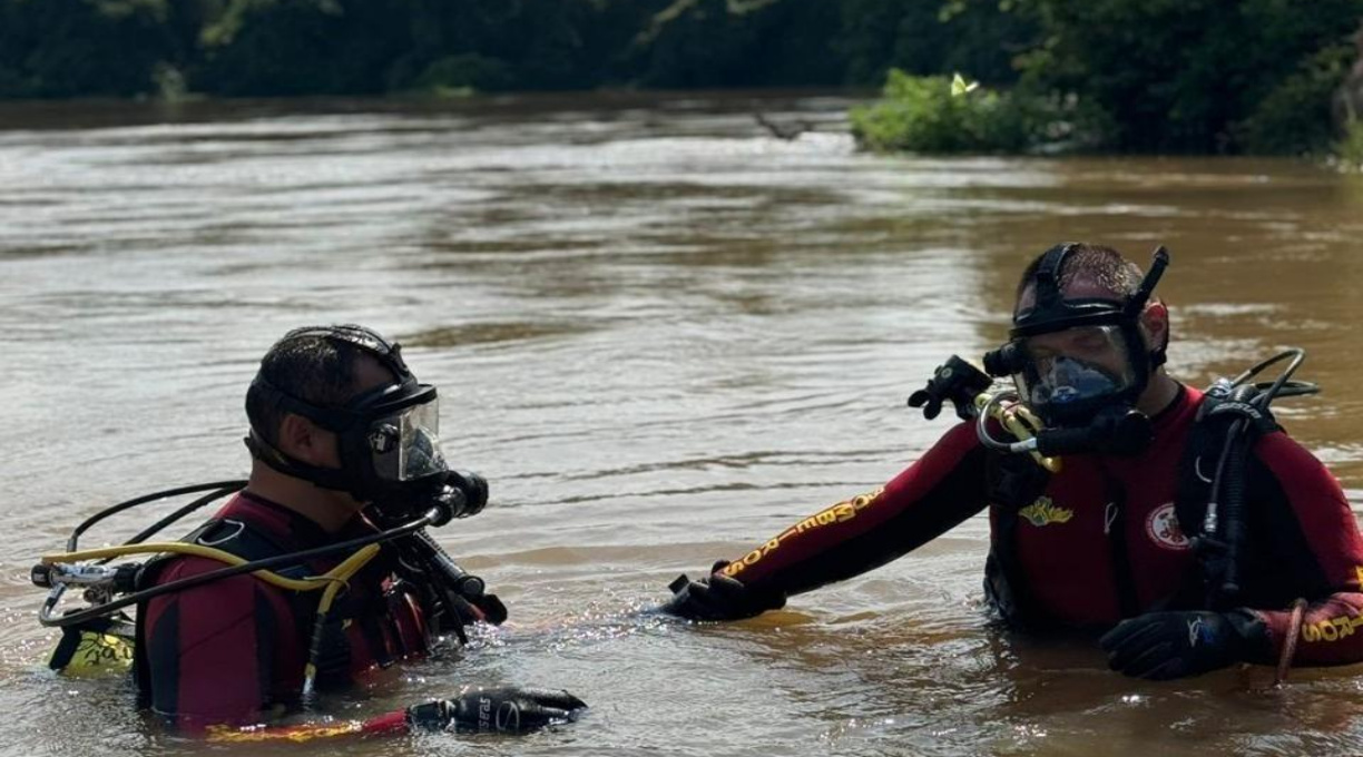 Bombeiros localizam corpo de homem que desapareceu no Alagado do Rio Teles Pires 1