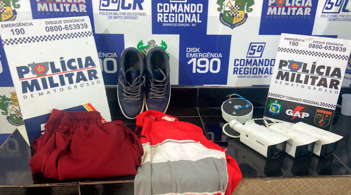 Polícia prende suspeito de furtar câmeras do programa “Vigia Mais MT” em Barra do Garças 1