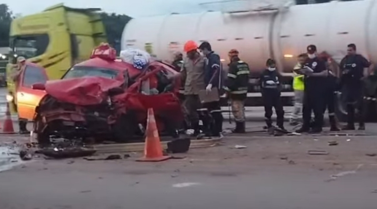 Ocupante de carro morre em acidente envolvendo três veículos em Várzea Grande 1
