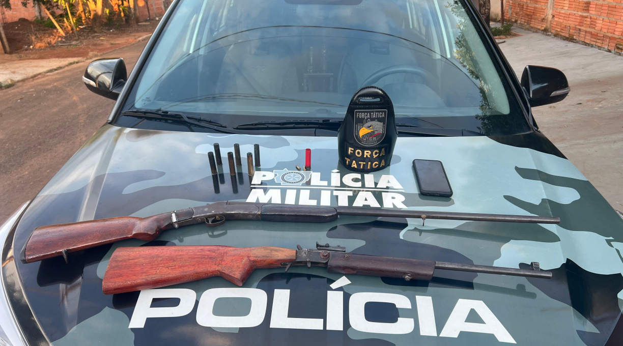 Com várias passagens criminais, indivíduo é preso pela Força Tática por disparo de arma de fogo e ameaça 1