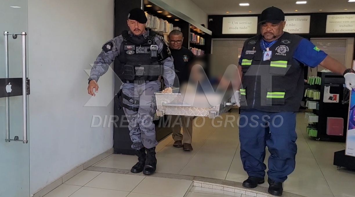 Bandido morre baleado por um policial de folga ao tentar assaltar um comércio no centro de Rondonópolis 1