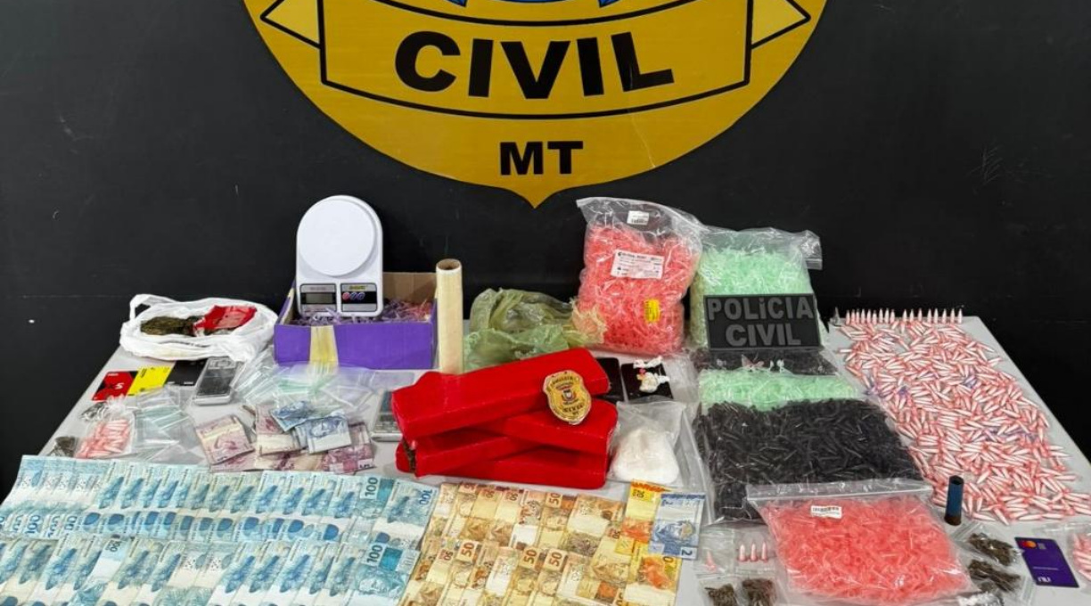 Polícia Civil prende integrantes de facção envolvidos com o tráfico em Tangará da Serra 1