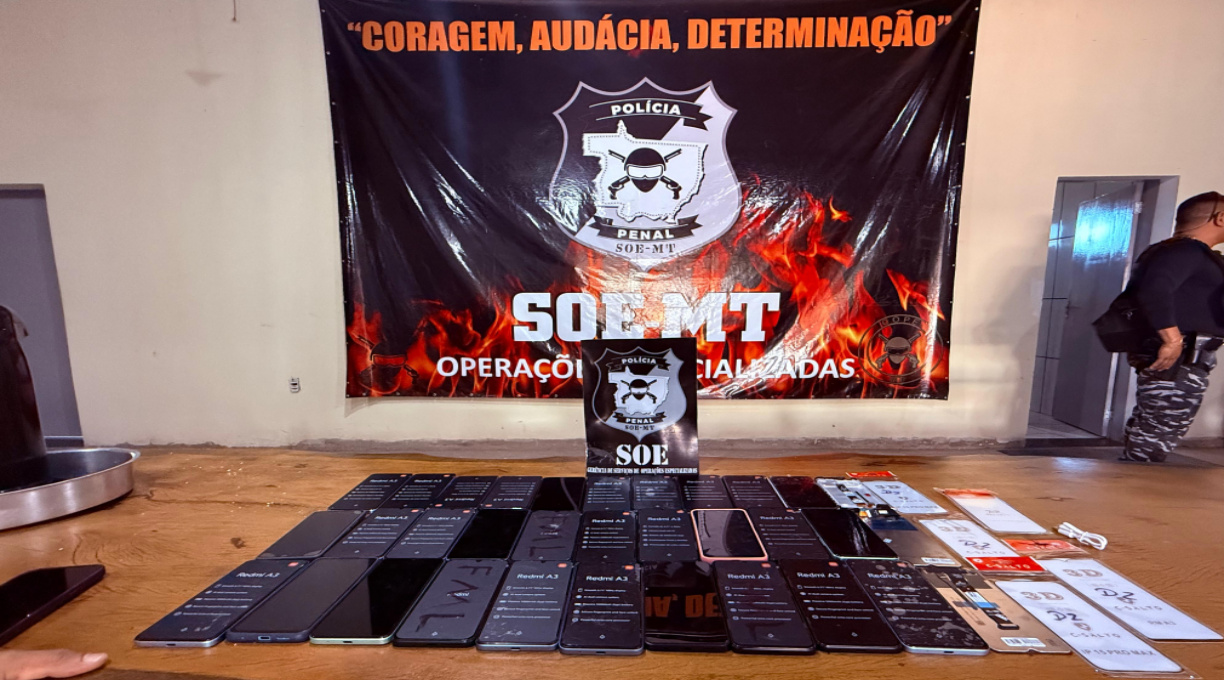 Polícia Penal impede entrada de 53 aparelhos celulares na Penitenciária Central do Estado 1