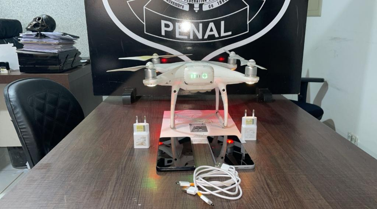 Polícia Penal abate mais um drone e apreende celulares que seriam entregues na penitenciária de Rondonópolis 1