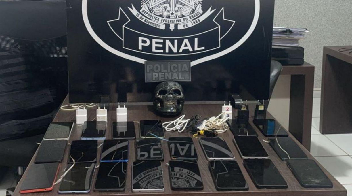 Polícia Penal apreende 22 celulares durante operação na penitenciária de Rondonópolis 1