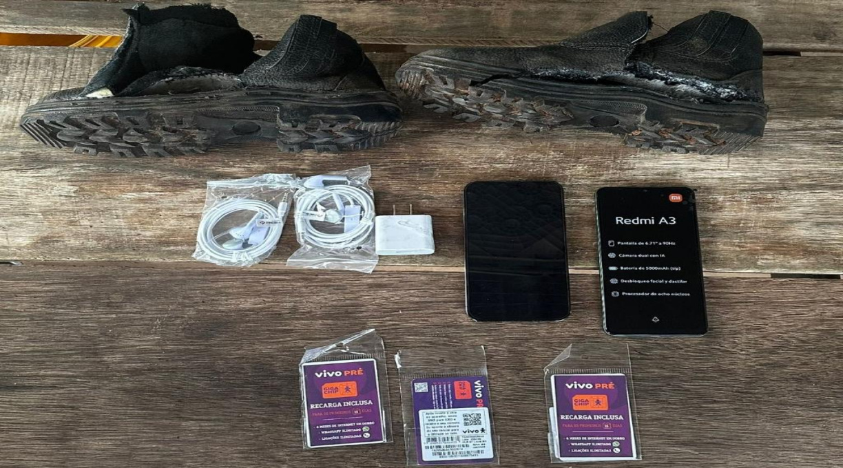 Polícia Penal impede detento de entrar em presídio com celulares 1