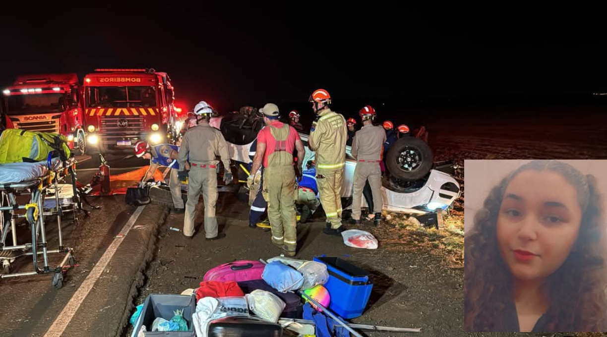 Família de Rondonópolis sofre um grave acidente no estado do Paraná, e uma jovem de 18 anos perde a vida 1