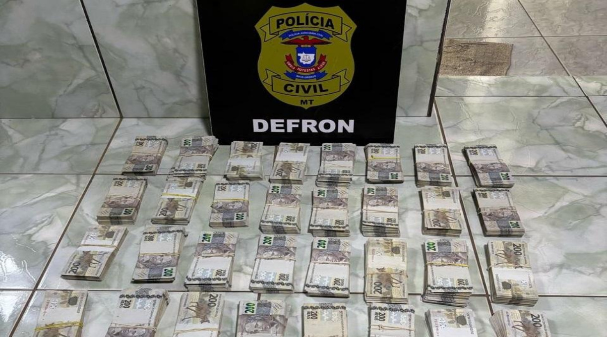 Polícia Civil apreende R$ 692 mil em dinheiro em residência de casal investigado por tráfico de drogas 1