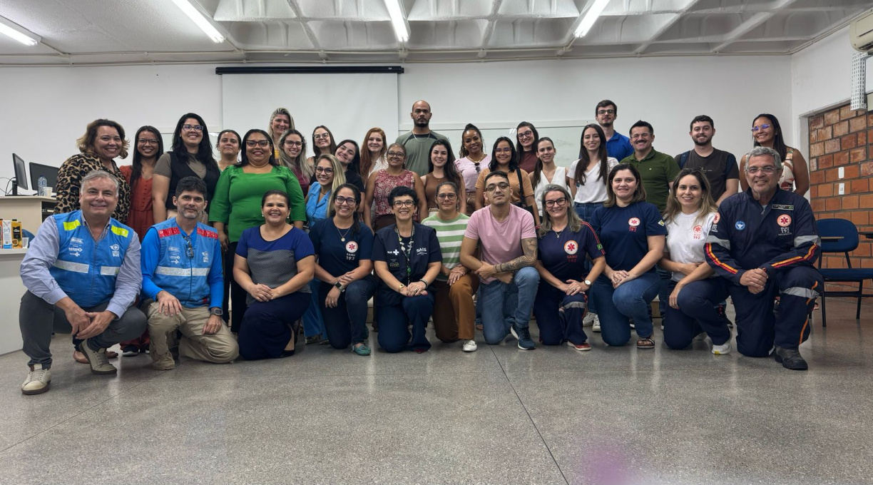 SAMU de Rondonópolis participa de curso com equipe do Ministério da Saúde e Força Nacional 1