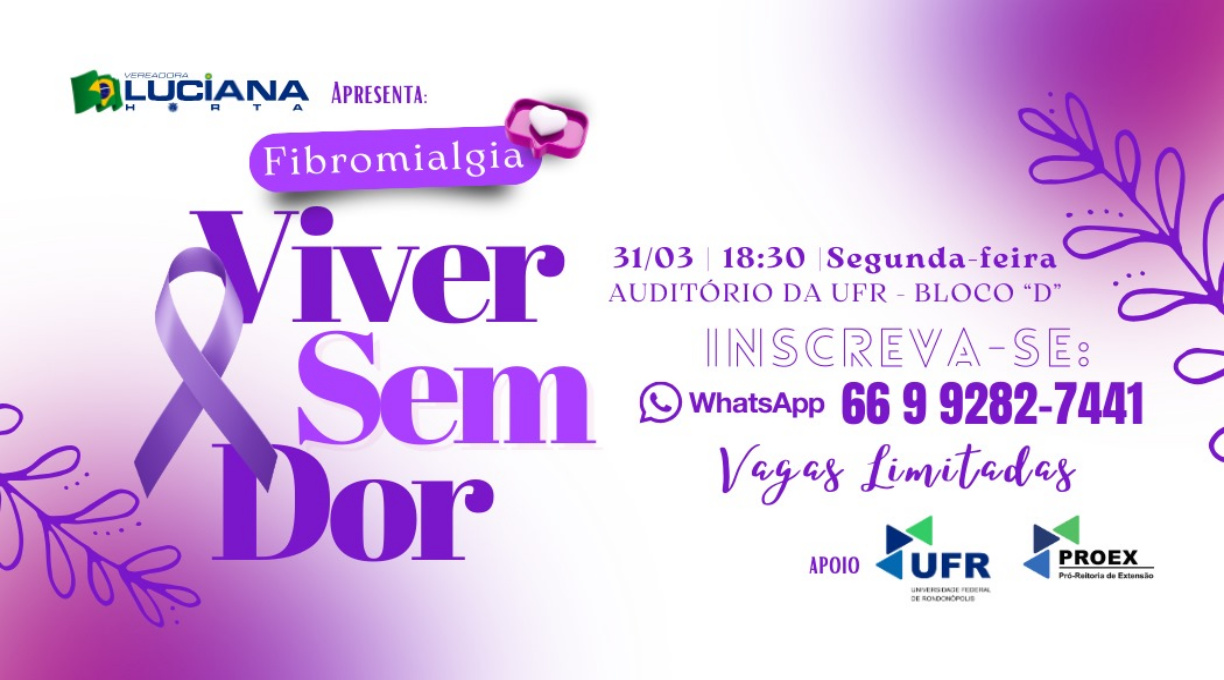 Evento inédito em Rondonópolis irá discutir estratégias de tratamento e manejo da fibromialgia 1
