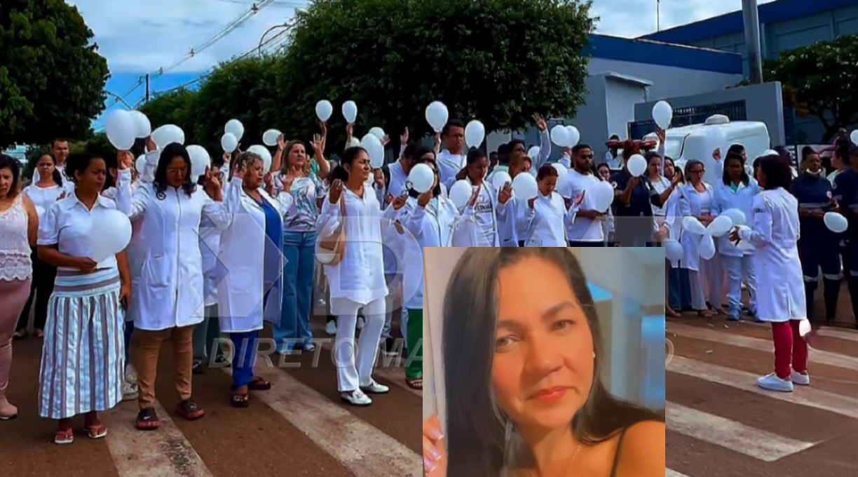Profissionais de saúde realizaram um manifesto pedindo justiça em nome de Marta Celestino 1