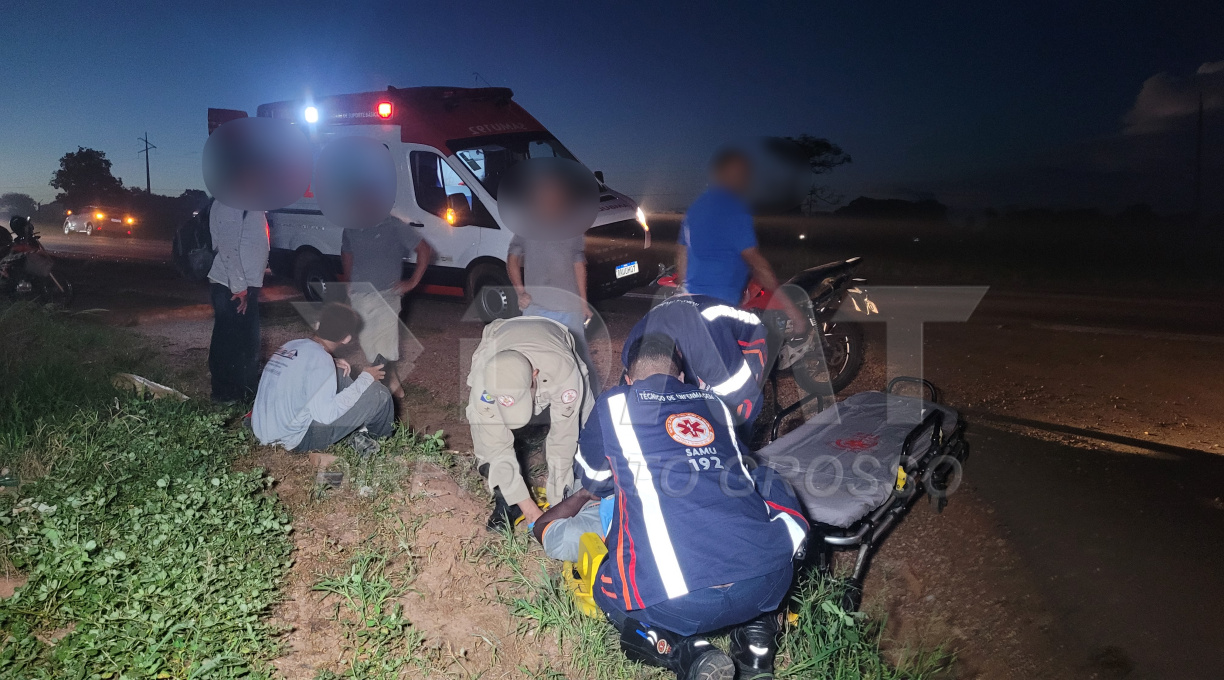 Motorista evita uma tragédia no Anel Viário após motociclista entrar na pista sem notar a aproximação de caminhão 1