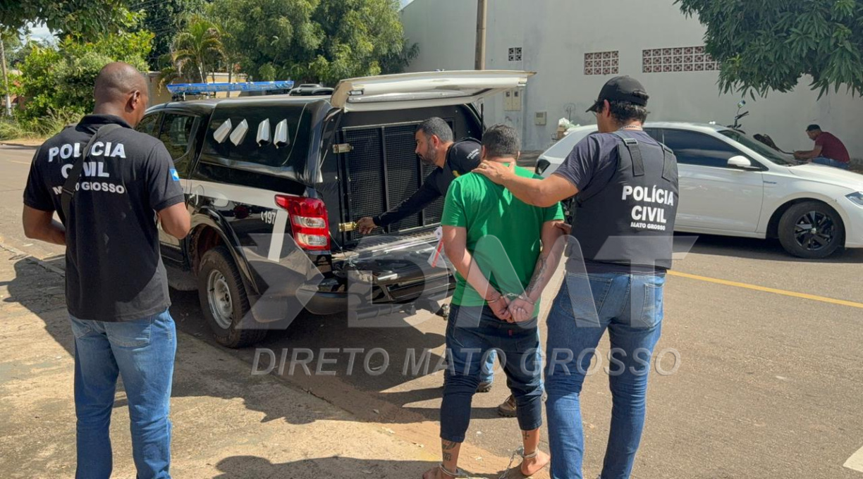 DHPP prende suspeito de tentativa de homicídio e envolvimento com facção criminosa em Rondonópolis 1