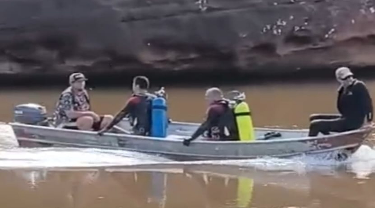 Bombeiros localizaram o corpo de um homem de 38 anos que se afogou em um rio na região rural de Guiratinga 2