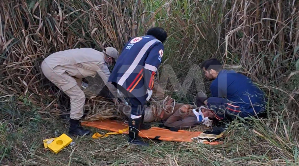 Motociclista sofre graves ferimentos ao perder o controle na MT-383, região rural de Rondonópolis 1