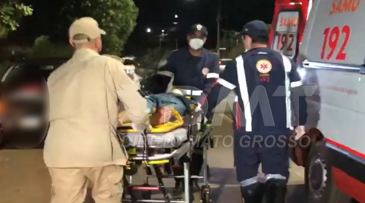 Idoso é socorrido pelo Samu com traumatismo craniano após colisão entre moto e bicicleta 2