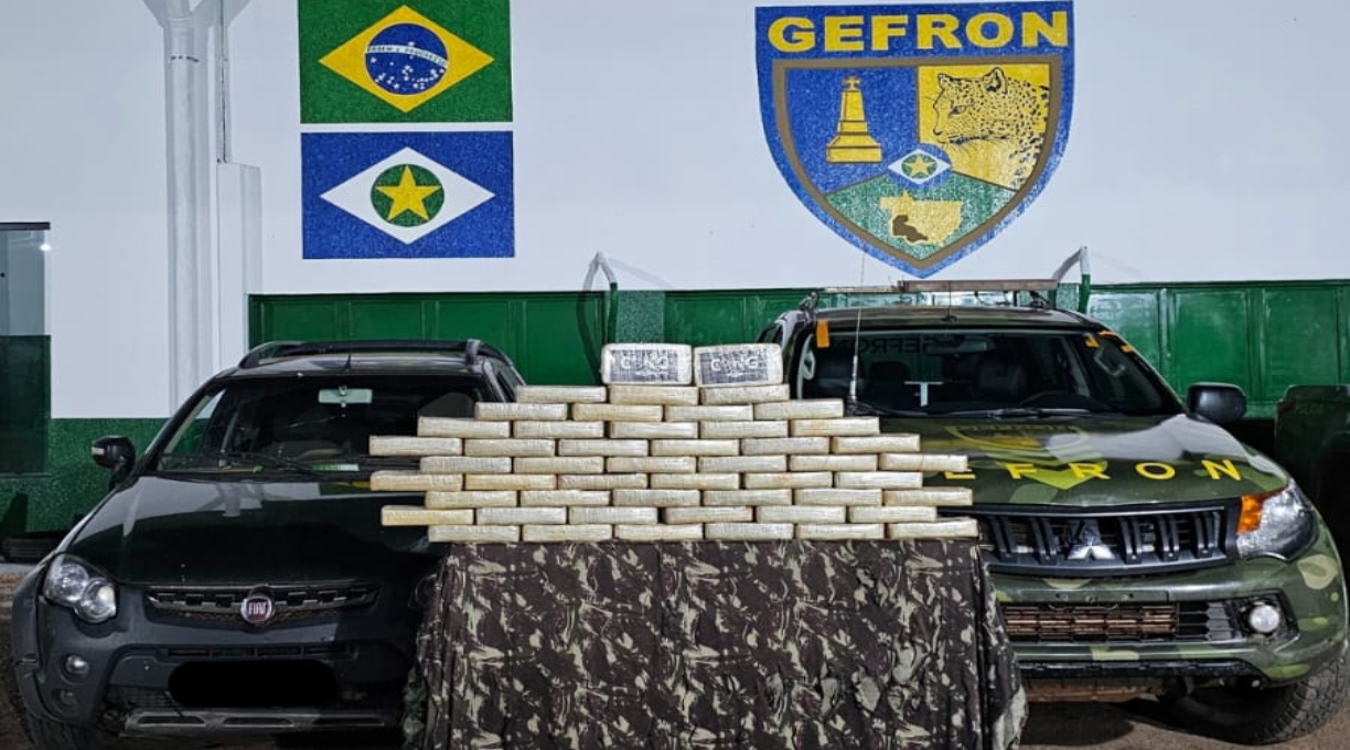 Gefron apreende 50 tabletes de cocaína e causa prejuízo de R$ 900 mil às facções criminosas 1