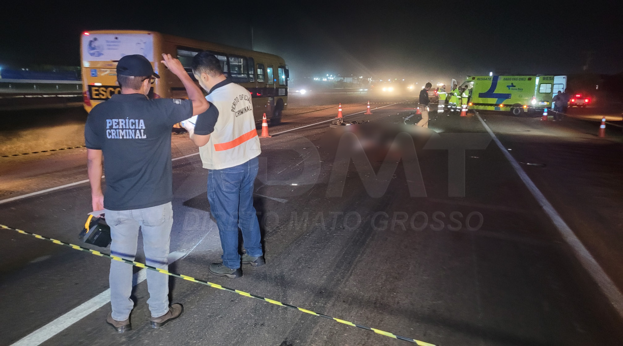 Idoso de 74 anos morre ao ser atropelado por carreta na BR-364 em Rondonópolis 1
