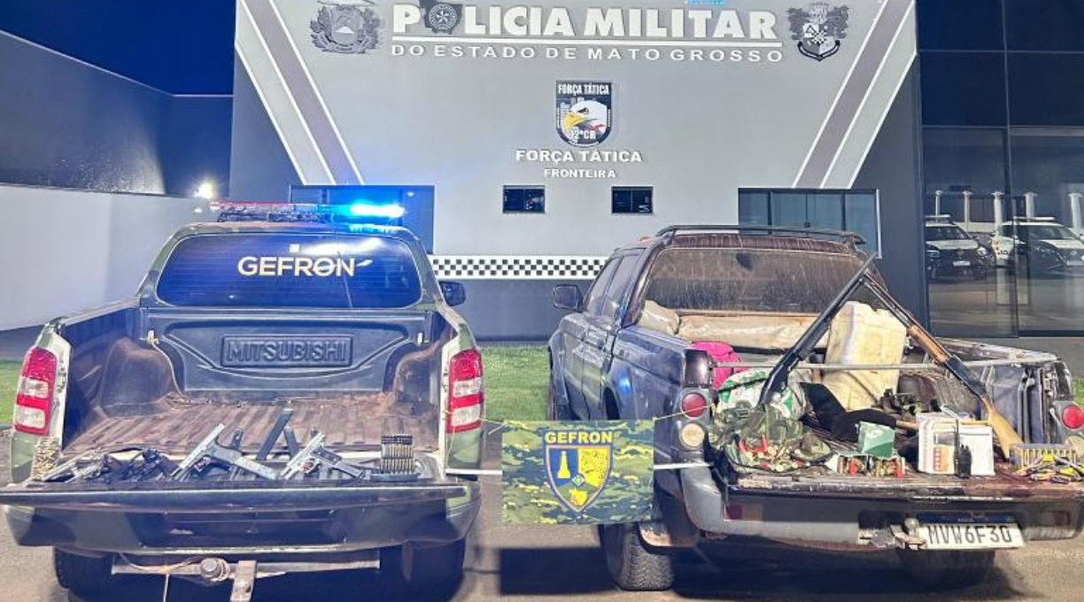 Forças de segurança apreendem arsenal e causam prejuízo de mais de R$ 118 mil às facções criminosas 1