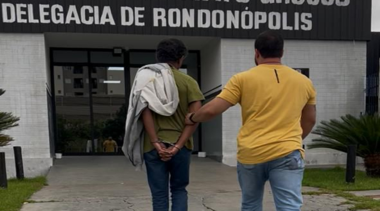 DEDM cumpre mandado de prisão contra homem por descumprir medida protetiva em Rondonópolis 2