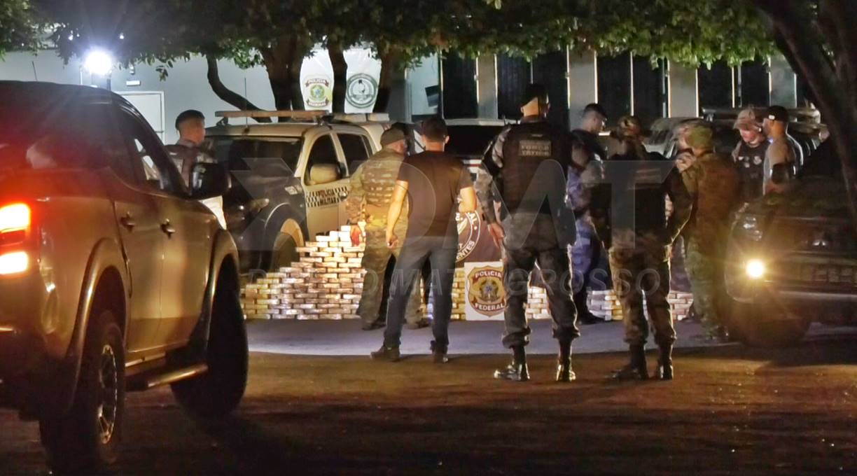 Forças de segurança prendem um casal e apreendem cerca de 500 kg de pasta base de cocaína em Alto Garças 1