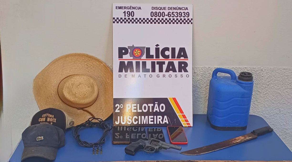 Após denúncia, polícia salva vítima e faz a detenção de cinco suspeitos em Juscimeira 5