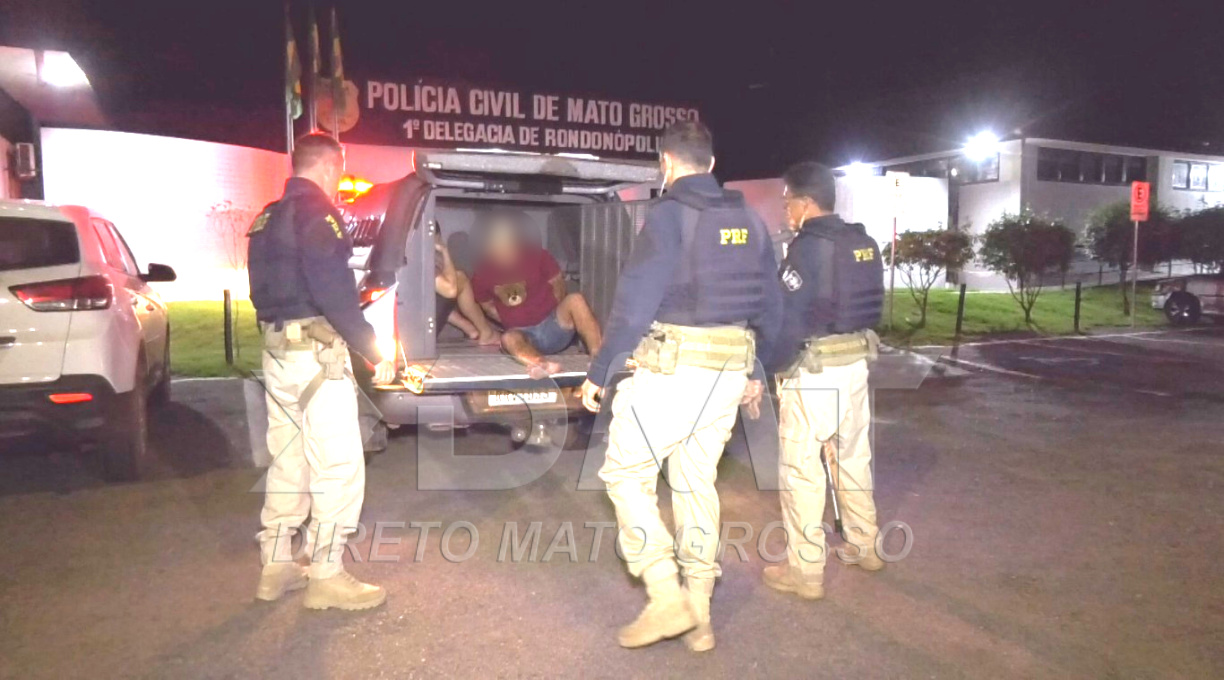Durante patrulhamento na BR-364, PRF faz a detenção de dois indivíduos e recupera um veículo roubado em Rondonópolis 1