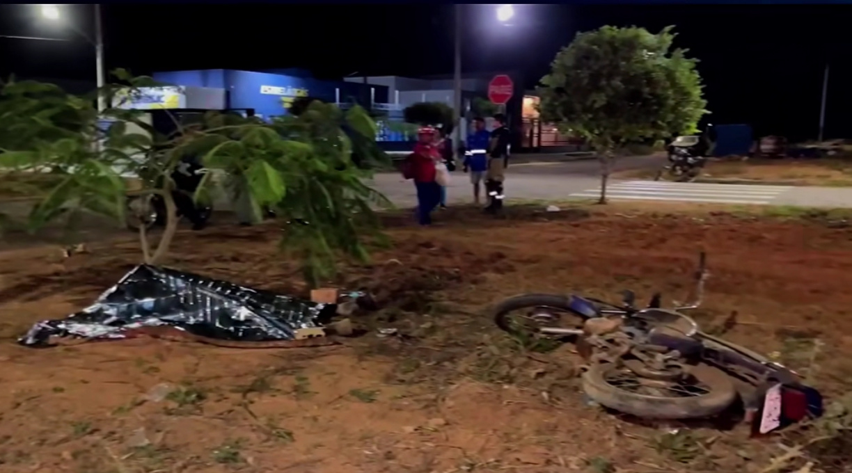 Motociclista perde o controle da direção, colide com uma árvore e morre em Sinop 2