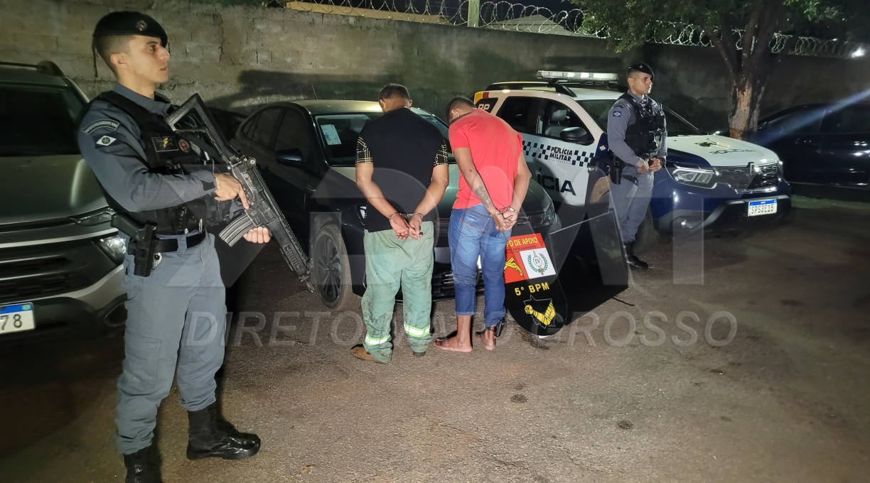 GAP age rápido e prende em flagrante dois indivíduos por roubo a residência e recupera pertences das vítimas 2