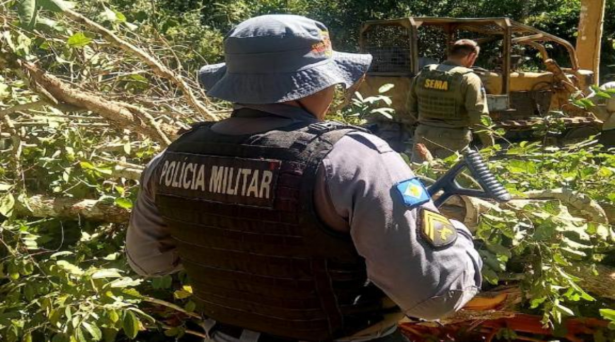 Sema e PM aplicam R$ 3,1 milhões em multa por descumprimento de embargo na região de Confresa 3