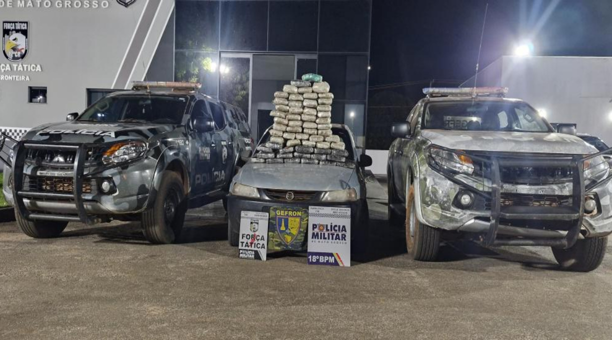Forças de segurança apreendem 57 quilos de supermaconha e causam prejuízo de R$ 180 mil às facções criminosas 1