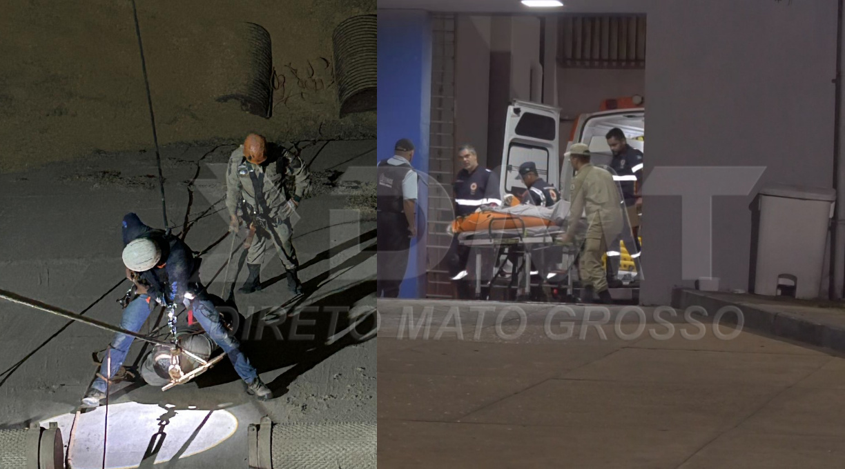 Um homem foi socorrido e outro morreu ao serem soterrados por grãos de soja em uma fazenda às margens da BR-163 1